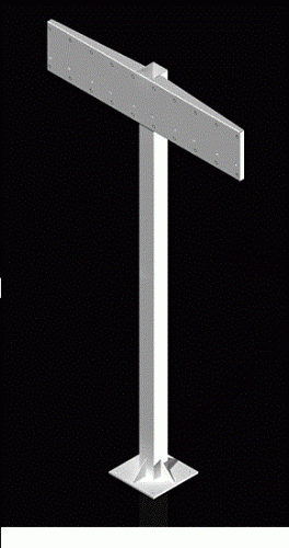 4 Way Reel Post (One-Piece)