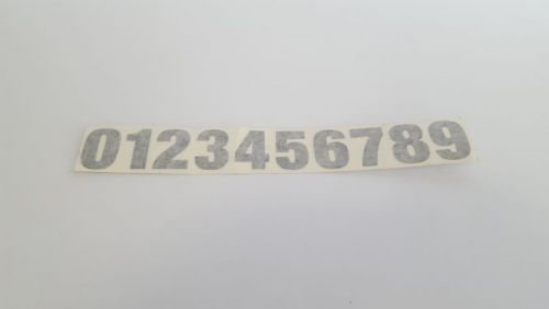 JD Horizontal Number Sticker