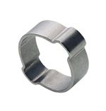 Airline double eared O clip crimp 11-13mm ID