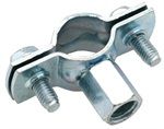 26mm-30mm Unlined Pipe Clip BZP M8