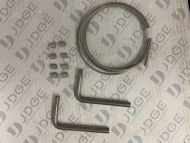 Turntable Plate Pin c/w Retainer Upgrade Wire Rope Kit (4 pcs)