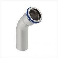 54mm Stainless Male Female 45° Elbow
