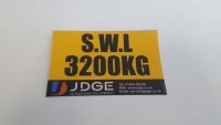 S.W.L Stickers 3200kg