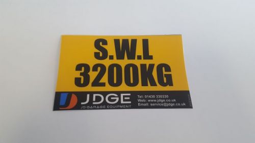 S.W.L Stickers 3200kg