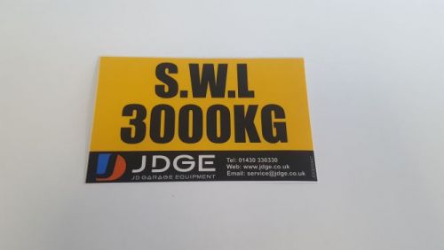 S.W.L Sticker 3000KG
