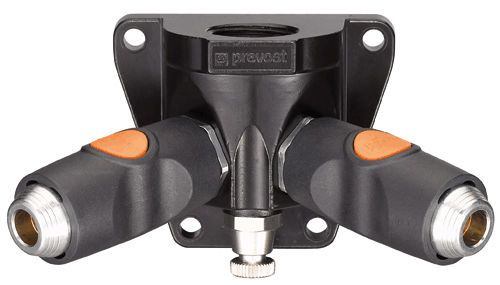 Quick Release Safety Coupling 2 Push Wall Bracket