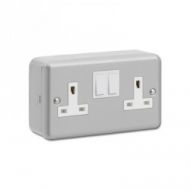 Surface Mount Metal Clad Double Socket