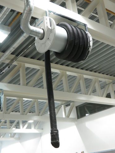 Nederman Short Wide Body Exhaust Hose Reel 7.5 NTP 125mm