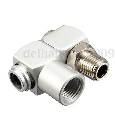 8mm Blue Coil 2mtr 1/4BSPT Male Swivel Ends