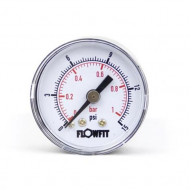 0 - 10,000 Pressure Gauge 1/4BSPP Rear Connection