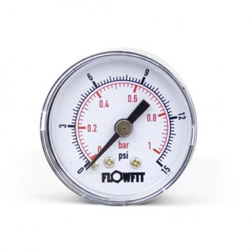 0 - 10,000 Pressure Gauge 1/4BSPP Rear Connection