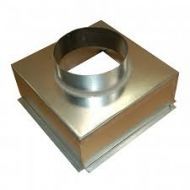300 x 300 Galvanised Plenum Box