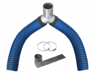 100mm Complete Y Adapter c/w Hose